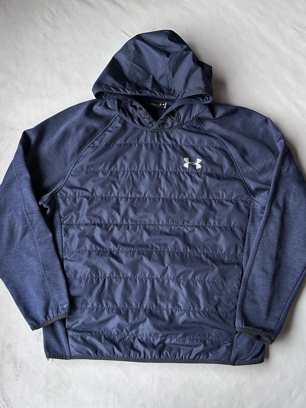 Under Armour ~ Hooded Pullover Jacket ~ Men’s Size Large ~ Navy Blue